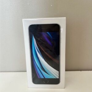 New Apple iPhone SE (Black) sealed with Colorful Display Art